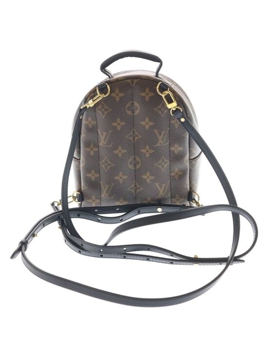 Louis Vuitton Palm Springs Backpack Mini Monogram Leather Brown main image 7